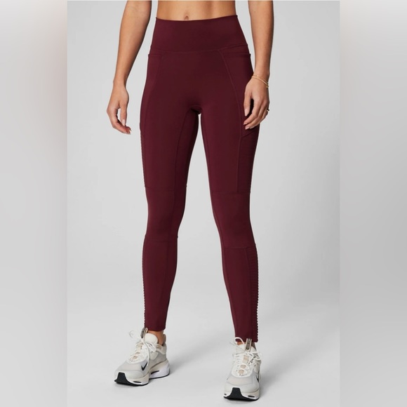 Fabletics Motion365+ High-Waisted Moto Legging | Size: Large - Picture 1 of 8